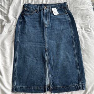 JCrew Classic Denim Skirt